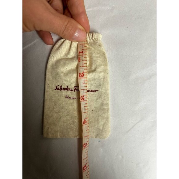 Salvatore Ferragamo canvas pouch Belt dustbag with Buckle protector. - Picture 4 of 11